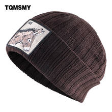 Solid color Winter hats for men Embroidered Donkey pattern Beanies women skiing Bonnet autumn Hip Hop Cap Gorras Thick warm caps 2024 - buy cheap