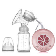 Bomba de leite elétrica automática, individual, com garrafa, alimentação para bebê, limão poderoso, sem bpa 2024 - compre barato