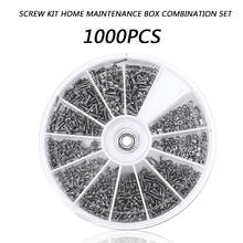 1000pcs 12 Kinds Stainless Steel Screw Nuts Assortment Kit M1 M1.2 M1.4 M1.6 Set Screwdriver Repair Tools Accessories 2024 - buy cheap