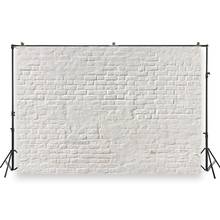 Huayi fotografia backdrops parede de tijolo branco recém-nascido estúdio retratos photobooth fundo peeling parede foto pano de fundo W-7219 2024 - compre barato