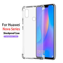 Capa tpu de silicone macio para huawei, nova 3 3i 5t 5i pro, capa anti-impacto transparente e à prova de choque 2024 - compre barato