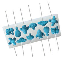 Molde de silicona para teléfono móvil, serie Lollipop y Stick 10, XGY-62 2024 - compra barato