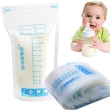 Bolsas plásticas para congelar leite materno, 30 peças de 250ml de sacos de leite materno para armazenamento de alimentos, sem bpa, sacos de alimentação seguros para bebês 2024 - compre barato