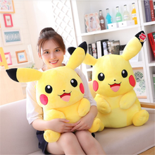 Muñeco de peluche de Pikachu para niños, elfo de dibujos animados, decoración del hogar 2024 - compra barato