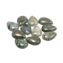 Natural Stone Labradorite Cabochon Beads Flat Back Water Drop Shape No Hole Loose Beads For jewelry making DIY Ring accessories 2024 - buy cheap