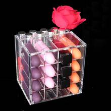 New Acrylic Makeup Organizer Cosmetic Holder Lipstick Makeup Brushes Accessory Organizer Desktop Makeup Tools Storage Box 2024 - buy cheap