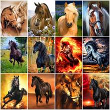 AZQSD Diamond Painting 5d Horse Embroidery Sale Animal Full Drill Square Picture Of Rhinestones Needlework Art Gift Home Decor 2024 - buy cheap
