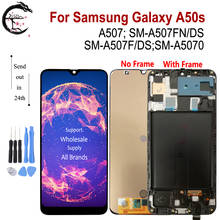 For Samsung Galaxy A50s 2019 Pantalla LCD AMOLED A507FN con marco para móvil montaje de digitalizador táctil para Samsung Galaxy A507 a50s pantalla del teléfono móvil SM-A507F/DS SM-A507FN/DS A5070 2024 - compra barato