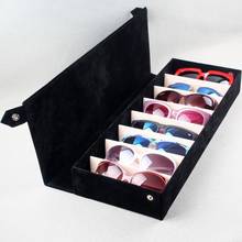 Модные прочные 8 сетки очки солнцезащитные очки коробка для хранения дисплей сетки очки стенд чехол Аксессуары для очков 2024 - купить недорого