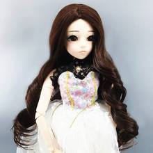 1/3 1/4 1/6 1/8 Bjd Wig High Temperature Wavy Wire Bjd Wig SD For BJD Doll Hair Wig 2024 - buy cheap