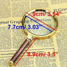 90mm Handheld 10X Magnifier Magnifying Glass Loupe Reading Jewelry #RW1209 2024 - buy cheap