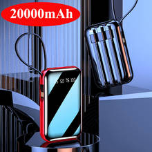 Mini cargador portátil de 20000 mAh, batería externa de 20000 mAh para iPhone 12 Pro, Huawei, Samsung, Xiaomi, Banco de energía 2024 - compra barato