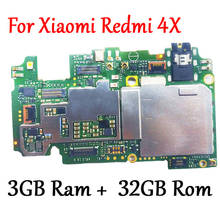 (Tested)Full Work Original Unlock Motherboard For Xiaomi Redmi 4X 3GB+32GB Logic Circuit Board Plate Fast Ship 2024 - buy cheap