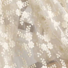 High-grade screen yarn fabrics Soft embroidery tissu Hand-made DIY for lace dress and wedding dress fabrics 2024 - buy cheap