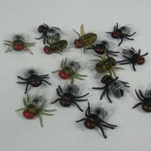 100 Pcs Fake Flies Plastic Halloween Simulated Insect Fly Bugs Joke Toys Prank XXFE 2024 - buy cheap