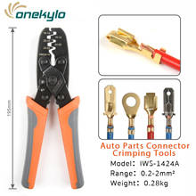 Iwiss-alicate de crimpar terminais de barril abertos, ferramenta para estilo molex, delphi, tyco, barril aberto, 24-14 awg 2024 - compre barato