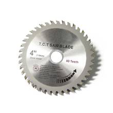 40 зубы TCT циркулярная дисковая пила колесные диски TCT сплав деревообрабатывающий Многофункциональный пильный диск для дерева резки металла 110x20MM 2024 - купить недорого