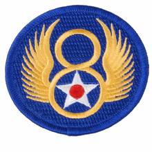 WW2 US 8TH DIVISIONAL parches THE "MIGHTY 8TH" AIRFORCE BADGE chaqueta militar parche INSIGNIA 2024 - compra barato