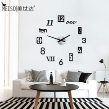 2020 Large Wall Clock Modern Design numbers Acrylic Quartz Clock DIY stickers Home Decor Silent watch For Living Room Hot Sale 2024 - buy cheap