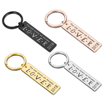 Anniversary Day Gift Keychain Boyfriend Girlfriend Couples Gifts The One Where We Become Valentine Love Gift for Husband Wife 2024 - buy cheap