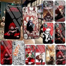 Чехол для телефона CUTEWANAN Anime Red Riot, закаленное стекло для iPhone 11 Pro XR XS MAX 8X7 6S 6 Plus SE 2020 2024 - купить недорого