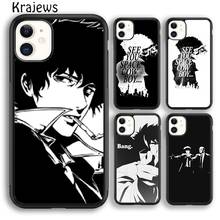 Krajudios-funda de teléfono de Anime Cowboy Bebop, 5s para iPhone, 6s, 7, 8 plus, X, XS, XR, 11, 12 pro max, Samsung Galaxy S7, S8, S9, S10 Plus 2024 - compra barato