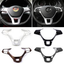 For Volkswagen VW T-Cross 2018-2019 Steering Wheel Switch Button Cover Decoration Trim Car Accessoriess 2024 - buy cheap