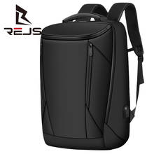 REJS LANGT Casual Backpack with Charging 15.6 In Laptop Backpack Men Large Capacity Waterproof Business Travel Bag Mochila 2024 - buy cheap