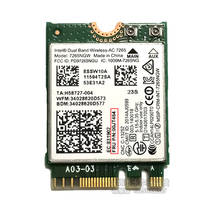 Для Intel Wireless-AC 7265 7265NGW 802.11ac WiFi для Bluetooth-совместимой карты 4,0 NGFF 867M для LENOVO 00JT464 2024 - купить недорого