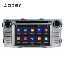 AOTSR-Radio con GPS para Coche, reproductor Multimedia con Android 10, 2 Din, DSP, para Toyota Hilux 2012 - 2017 2024 - compra barato