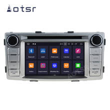 Rádio do carro do ruído de aotsr 2 coche android 10 para toyota hilux 2012 - 2017 reprodutor central de multimídia navegação gps 2din dsp autoradio 2024 - compre barato