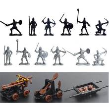 14 Pcs/Set Medieval Knights Toy Catapult Crossbow Soldiers Figures Play Set Plastic Model Action Toys Gift for Children Gifts 2024 - buy cheap