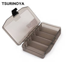 TSURINOYA Fishing Lure Box 17.5*11*3cm 5 Compartments Fishing Tackle Box for Spinner Bait Portable Plastic Lure Box Pesca Peche 2024 - buy cheap