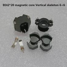 RM8 núcleo magnético de apoyo Vertical 6 + 6 esqueleto de acero abrazadera de ferrita Core PC40 Material transformador 2024 - compra barato