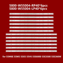 LED Backlight Strip for 55M6E 55M5 55X5 55V6 55E6000 55E3500 55E366W K55J 55U2 U55C 5800-W55004-RP40 LP40 RP10 LP10 RDL550FY 2024 - buy cheap