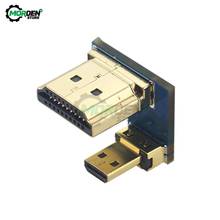 Micro HDMI Macho Jack/enchufe a macho HDMI Adaptador convertidor conector para Raspberry Pi 4B 2024 - compra barato