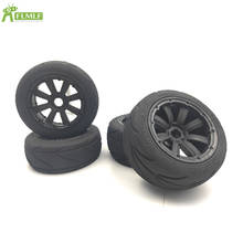 Front or Rear Super Grip Road Wheel Slick Tyre Racing Slick Tire Set for 1/5 MADMAX HPI ROFUN ROVAN KM BAJA 5B RC CAR Toys PARTS 2024 - buy cheap