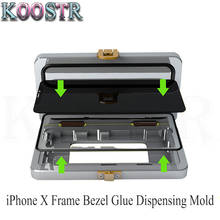 Molde dispensador de pegamento para reparación de laminación, Marco LCD para iPhone X MAX, soporte de pantalla 2024 - compra barato