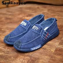 Size 39-45 Mens Casual Shoes Spring Autumn Male Flats Slip-on Loafers Letter Sneakers Breathable Zapatos Lightweigh Footwear Y20 2024 - compre barato