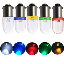 Ayjery-lâmpadas led para carro com 10 peças ba9s, t4w, t11, f8, 1, 12v, dc, luz de apuramento automático, branco, azul, âmbar, verde e vermelho 2024 - compre barato