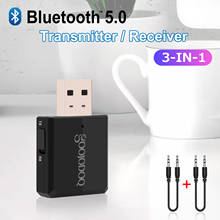 Bluetooth Dongle 5.0 3 in1 Blue Tooth Transmitter and Receiver EDR 3.5mm Bluetooth Adapter Dongle AUX for Computer PC Laptop 2024 - buy cheap