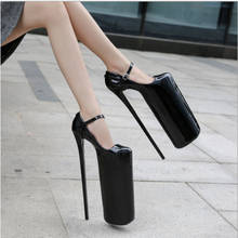 Super high heels with waterproof platform large size high heels female professional pole dancing web celebrity high heels sexy 2024 - buy cheap