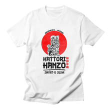 Camisetas De Hattori Hanzo para hombre, ropa informal a la moda, Quentin, Tarantino, Samurai, Okinawa, película japonesa 2024 - compra barato