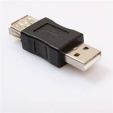 50pcs/lot USB 2.0 Adapter A Male to A Female Adapter Connector Extender Converter Changer 2024 - buy cheap