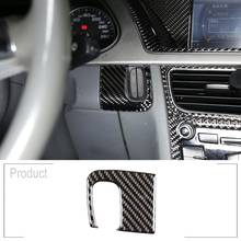 1 Pcs Soft Carbon Fiber Car Key Hole Frame 3D Interior Accessories Sticker For Audi A4L / A5 2009-2016 2024 - buy cheap