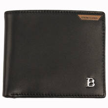 Men's Wallet High Quality Genuine Leather Wallets Male Short Wallet Casual Coin Purse Money Clip Photo Card Holders Vintage 2024 - buy cheap