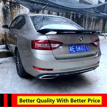 Use For Skoda Octavia 2017-2020 High Quality Primer Color Exterior Rear Spoiler Tail Trunk Boot Wing Decoration Car Styling 2024 - buy cheap