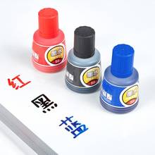 1PC 50ml Refill Ink Erasable Whiteboard Marker Pen Inks Black Red Blue Instantly Dry Office Supplies 2024 - buy cheap