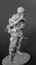 1/16 120mm ancient warrior stand with base   Resin figure Model kits Miniature gk Unassembly Unpainted 2024 - buy cheap