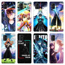 Sword Art Online SAO anime Case for Samsung A01 Core A10S A11 A20S A20E A21 A30S A31 A41 A42 A50S A51 A70 A71 J3 J5 J7 2017 2024 - buy cheap